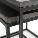 Flint bluestone nesting end tables