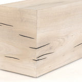 Roscoe bleached yuka wood end table 
