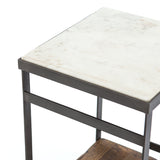 Upland End Table marble top