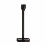 Brown & Beam | Furniture & Decor Accessories Black Iron 10" Single Metal Taper Holder