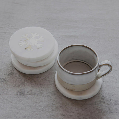 Brown & Beam | Furniture & Decor Accessories Snowflake Coasters