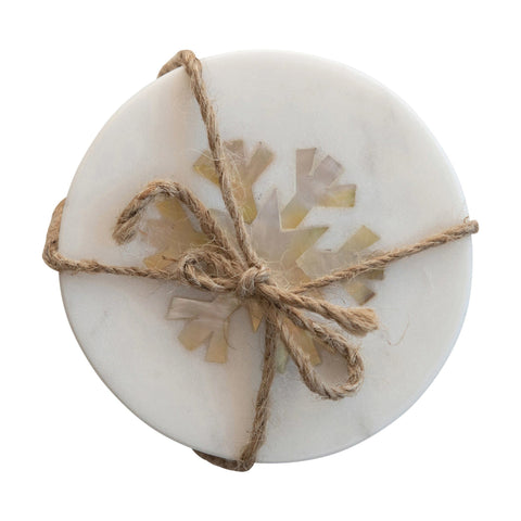Brown & Beam | Furniture & Decor Accessories Snowflake Coasters