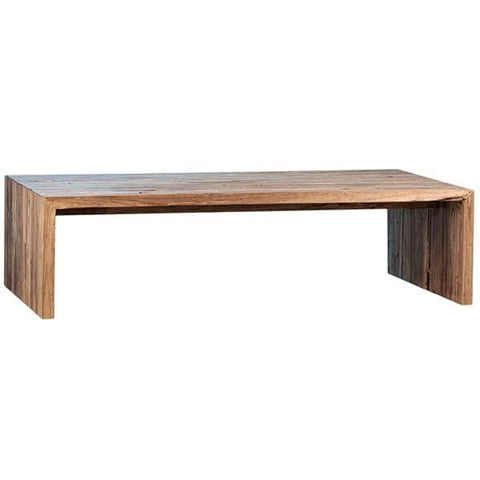 Cintra Coffee Table natural reclaimed teak wood brown finish modern