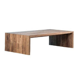 Cintra Coffee Table natural reclaimed teak wood brown finish modern side