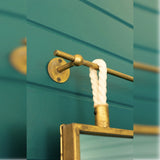 Brown & Beam | Furniture & Decor Mirror Brass Rope Wall Mirror