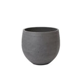 Dane Planter dark grey cement pot outdoor garden accent