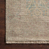 Arley Rug cotton polyester viscose wool handmade rug denim rust color zoomed