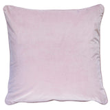 Performance Velvet Pillow kid and pet friendly fabric pink color home decor sustainable