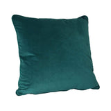 Performance Velvet Pillow kid and pet friendly fabric teal color home decor sustainable
