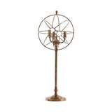 Brass metal Orbital Table Lamp industrial