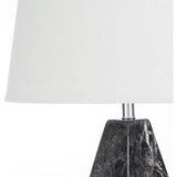 Scott black marble ceramic table lamp