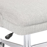 Clanton grey swivel desk chair
