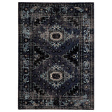 frida indoor outdoor blue aztec rug