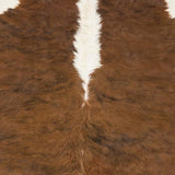 Bluffside brown ivory cow hide zoomed