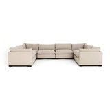 Wilcox 8-Piece Sectional Dove Grey Frontview