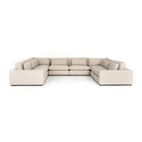 Brown & Beam Sectionals Ivory Upholstery Bryant 8 Piece Sectional