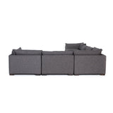 Wilcox 6-Piece Sectional Charcoal Backview