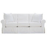 Annie Sofa Sleeper Ghost White Upholstery Blend Front View