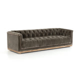 Brown & Beam Sofas Charcoal Grey Velvet Parker Sofa