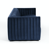 ellen navy blue velvet sofa
