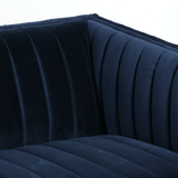 ellen navy blue velvet sofa