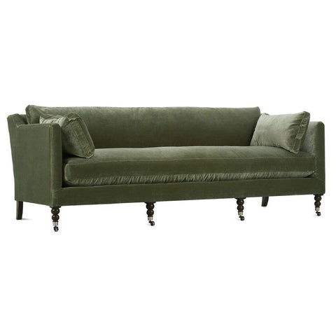Parson Sofa green velvet