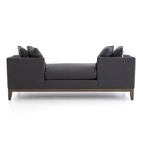 venus charcoal chaise back view