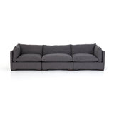 Wilcox 3-Piece Sofa Charcoal Frontview