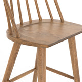 Clarkson sandy oak wood bar counter stool