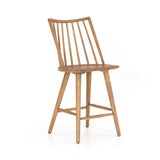 Clarkson sandy oak wood counter stool