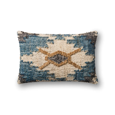 Biro Pillow multicolored aztec modern design down filled textile