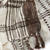 Brown & Beam Textiles Wool Throw - Cream
